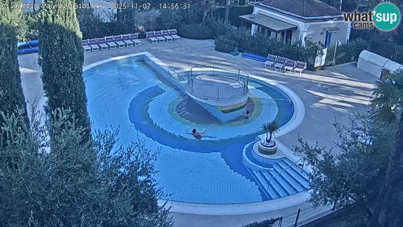 Piscina Villaggio Mare Blu EN VIVO webcam Bibione Pineda – Italia