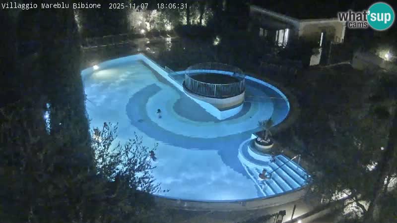 Villaggio Mare Blu piscine LIVE webcam Bibione Pineda – Italie