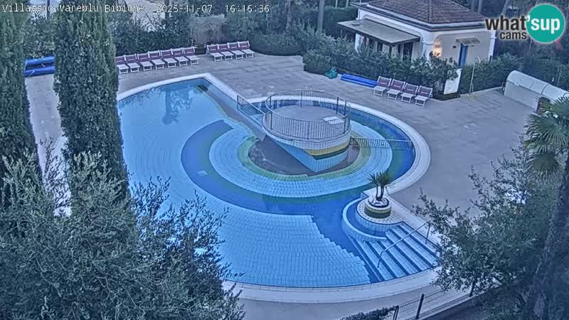 Villaggio Mare Blu pool LIVE webcam Bibione Pineda – Italy