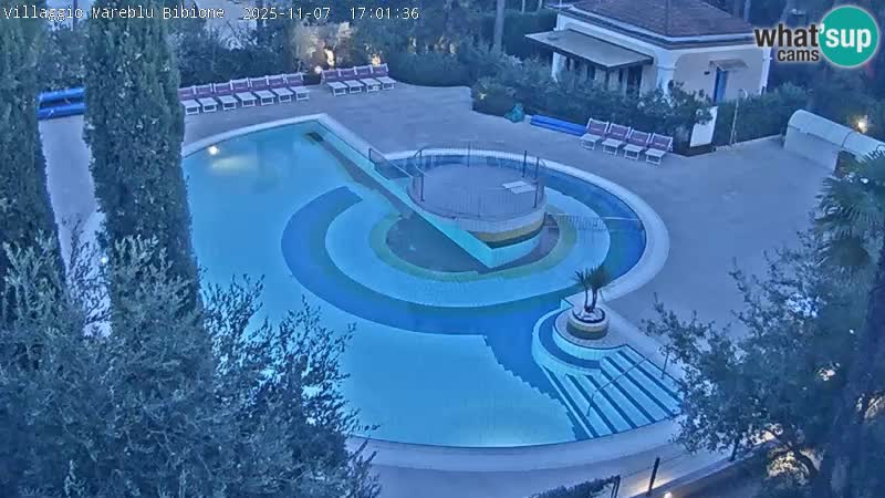 Piscina Villaggio Mare Blu webcam LIVE Bibione Pineda – Italia