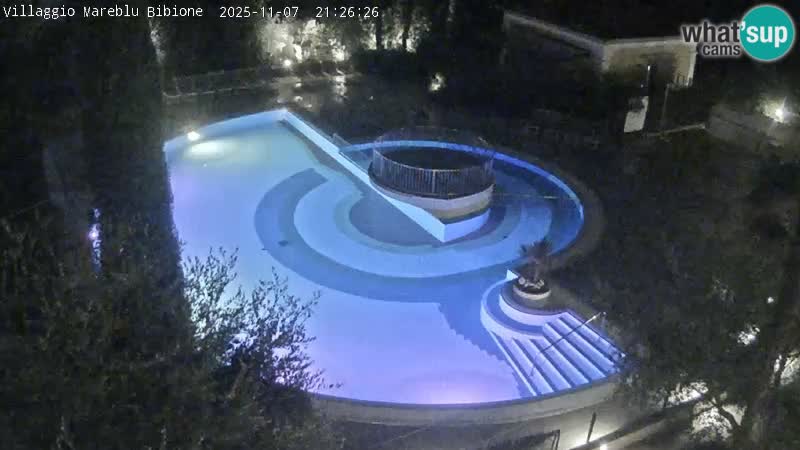 Piscina Villaggio Mare Blu EN VIVO webcam Bibione Pineda – Italia