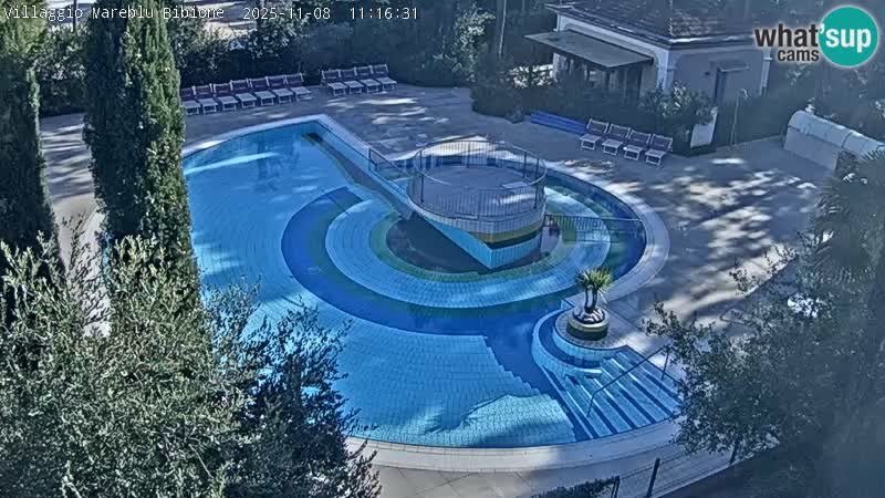 Piscina Villaggio Mare Blu webcam LIVE Bibione Pineda – Italia