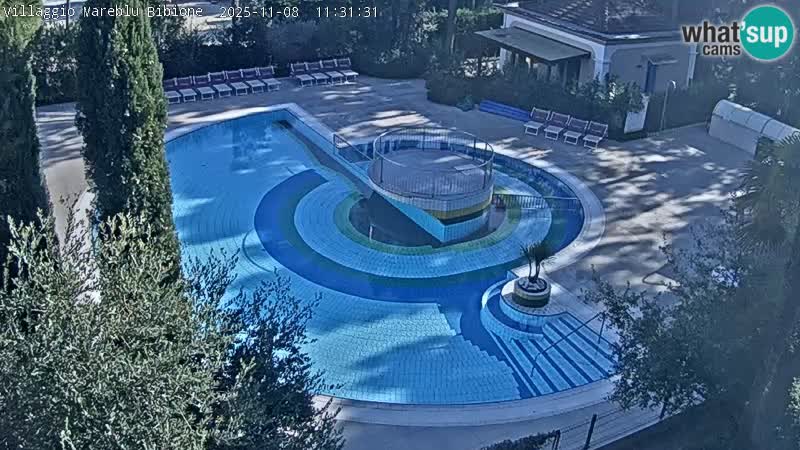 Villaggio Mare Blu pool LIVE webcam Bibione Pineda – Italy