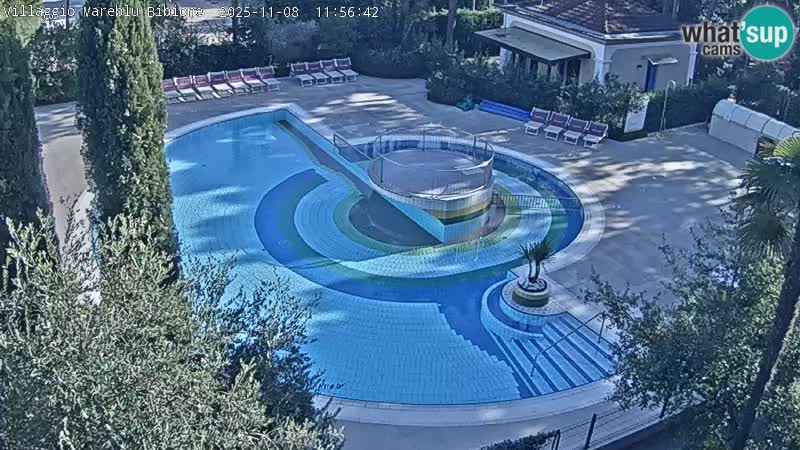 Villaggio Mare Blu pool LIVE webcam Bibione Pineda – Italy