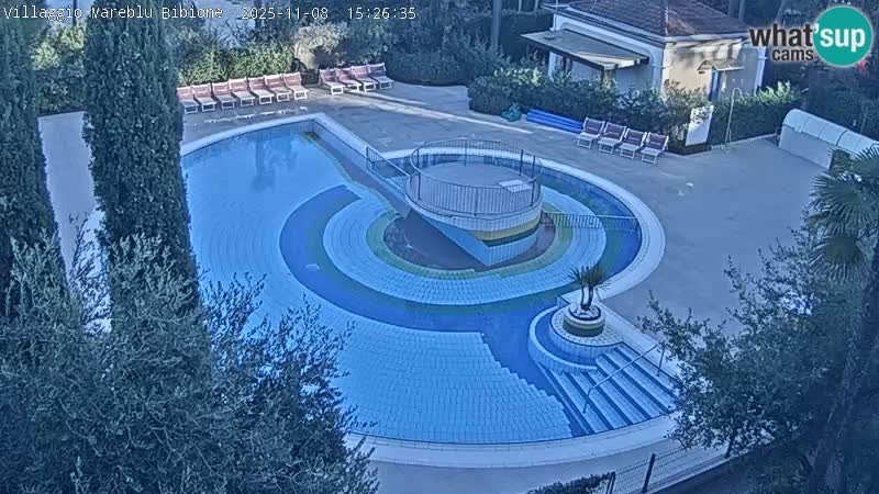 Villaggio Mare Blu piscine LIVE webcam Bibione Pineda – Italie