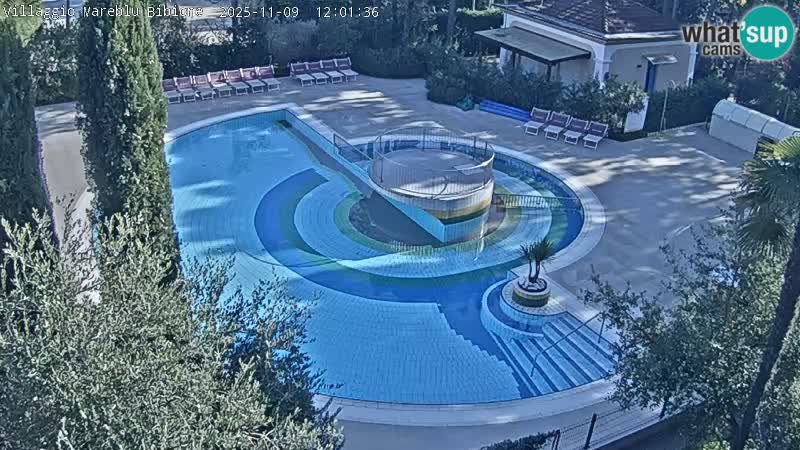 Villaggio Mare Blu piscine LIVE webcam Bibione Pineda – Italie