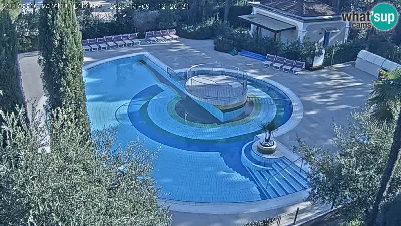 Villaggio Mare Blu pool LIVE webcam Bibione Pineda – Italy