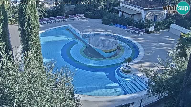 Villaggio Mare Blu pool LIVE webcam Bibione Pineda – Italy