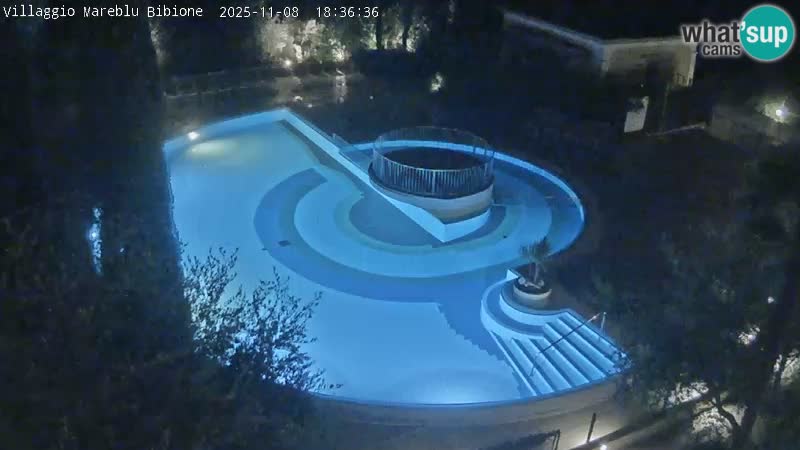 Piscina Villaggio Mare Blu EN VIVO webcam Bibione Pineda – Italia