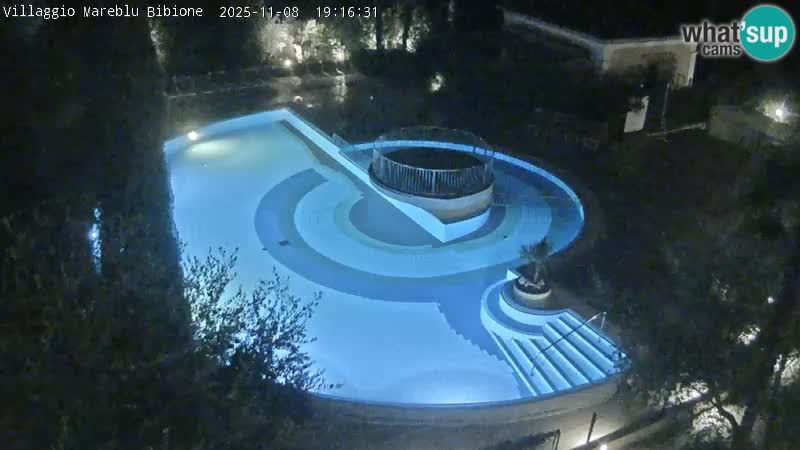 Piscina Villaggio Mare Blu webcam LIVE Bibione Pineda – Italia