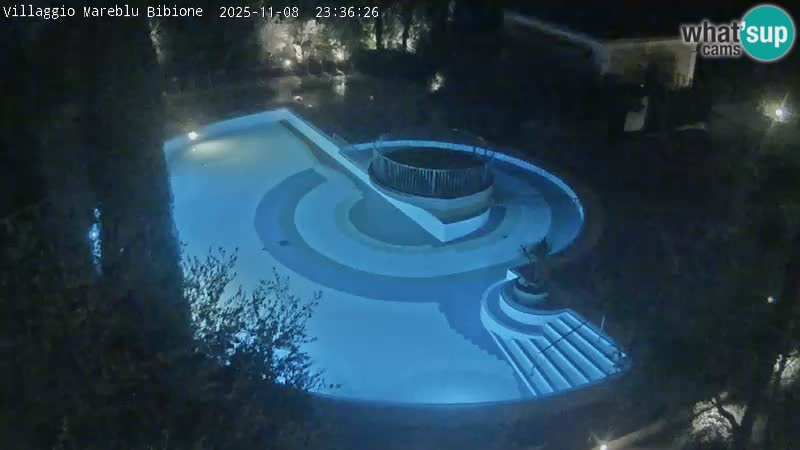 Villaggio Mare Blu bazen UŽIVO web kamera Bibione Pineda – Italija