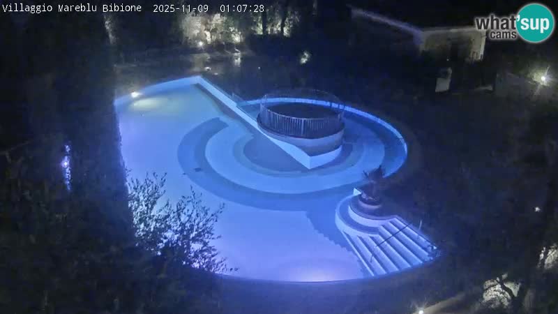 Piscina Villaggio Mare Blu webcam LIVE Bibione Pineda – Italia