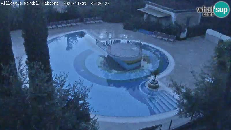 Villaggio Mare Blu Pool LIVE-Webcam Bibione Pineda – Italien