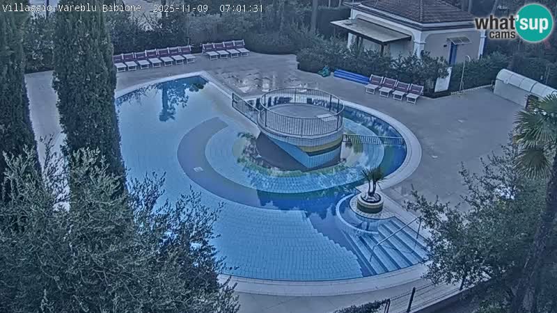 Villaggio Mare Blu piscine LIVE webcam Bibione Pineda – Italie