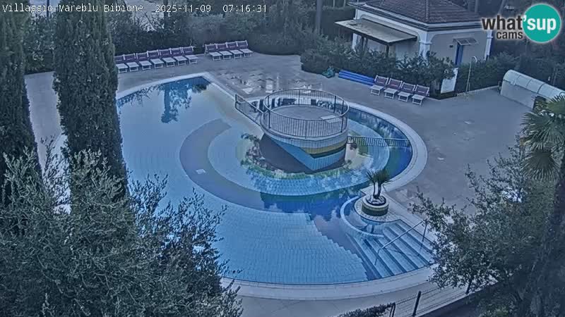 Piscina Villaggio Mare Blu webcam LIVE Bibione Pineda – Italia