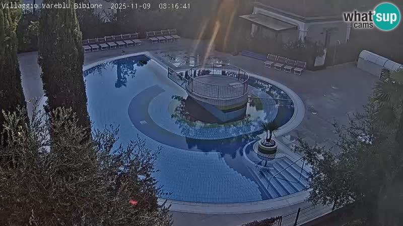 Villaggio Mare Blu piscine LIVE webcam Bibione Pineda – Italie