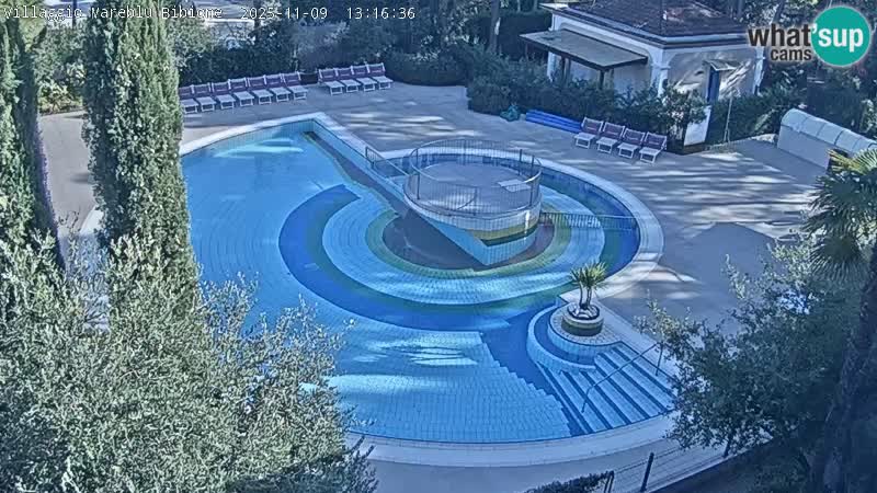 Villaggio Mare Blu Pool LIVE-Webcam Bibione Pineda – Italien
