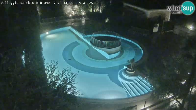Villaggio Mare Blu pool LIVE webcam Bibione Pineda – Italy