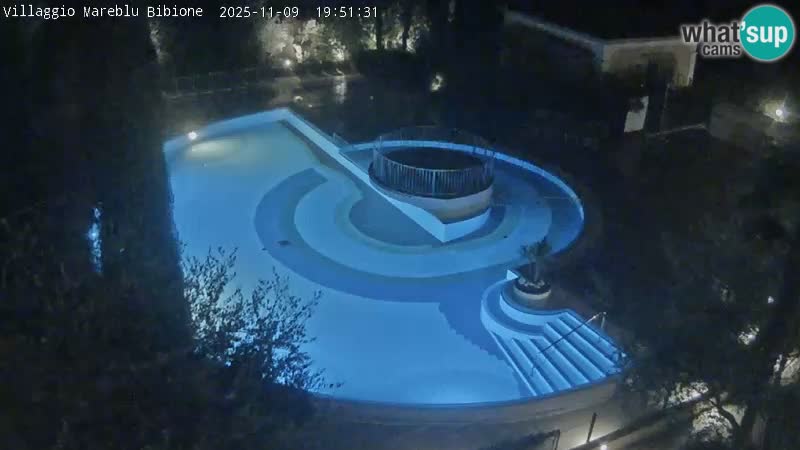 Villaggio Mare Blu piscine LIVE webcam Bibione Pineda – Italie