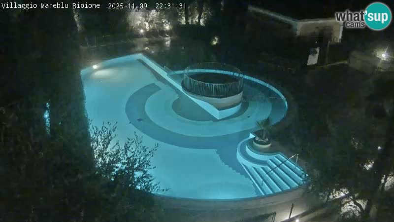 Piscina Villaggio Mare Blu webcam LIVE Bibione Pineda – Italia