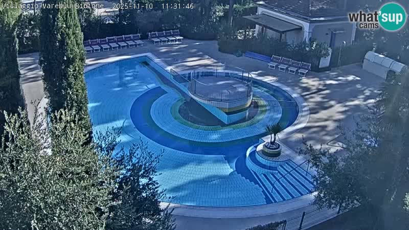 Villaggio Mare Blu pool LIVE webcam Bibione Pineda – Italy