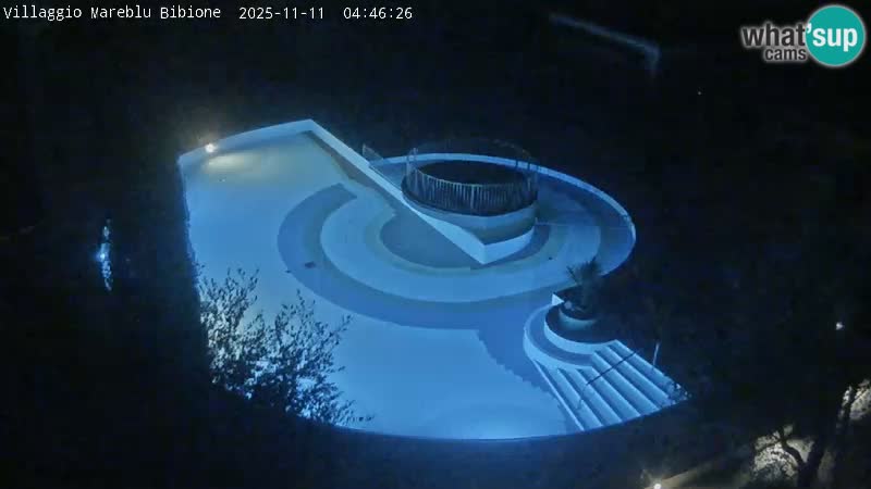 Villaggio Mare Blu bazen Spletna kamera V živo Bibione Pineda – Italija