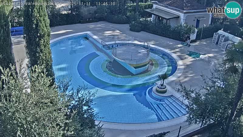 Piscina Villaggio Mare Blu webcam LIVE Bibione Pineda – Italia