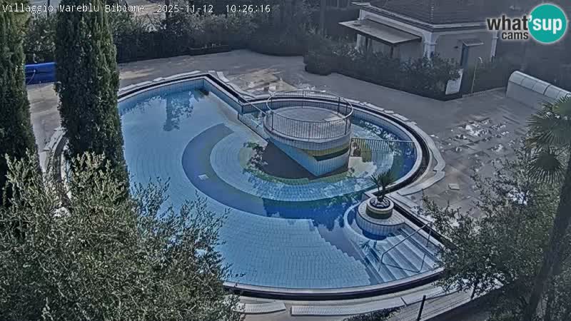 Villaggio Mare Blu bazen Spletna kamera V živo Bibione Pineda – Italija