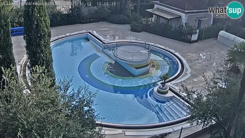 Villaggio Mare Blu pool LIVE webcam Bibione Pineda – Italy