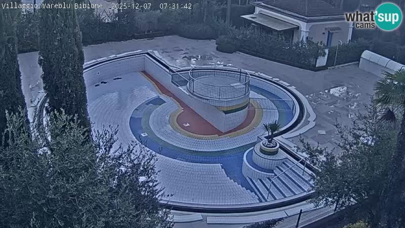 Villaggio Mare Blu pool LIVE webcam Bibione Pineda – Italy