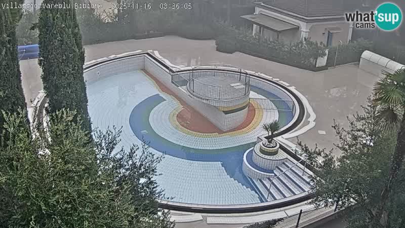 Villaggio Mare Blu pool LIVE webcam Bibione Pineda – Italy
