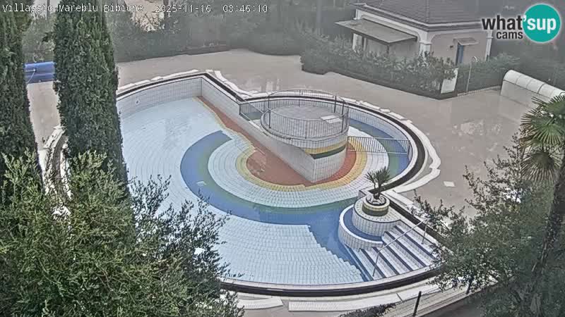 Villaggio Mare Blu pool LIVE webcam Bibione Pineda – Italy