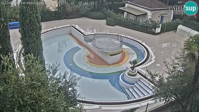 Piscina Villaggio Mare Blu webcam LIVE Bibione Pineda – Italia