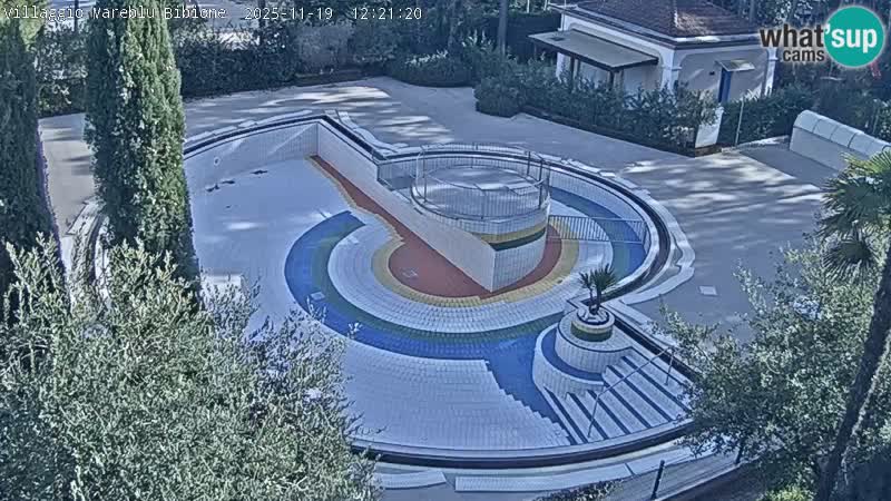 Villaggio Mare Blu pool LIVE webcam Bibione Pineda – Italy