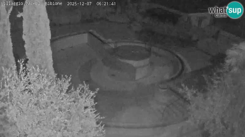 Villaggio Mare Blu bazen UŽIVO web kamera Bibione Pineda – Italija