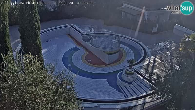 Piscina Villaggio Mare Blu webcam LIVE Bibione Pineda – Italia