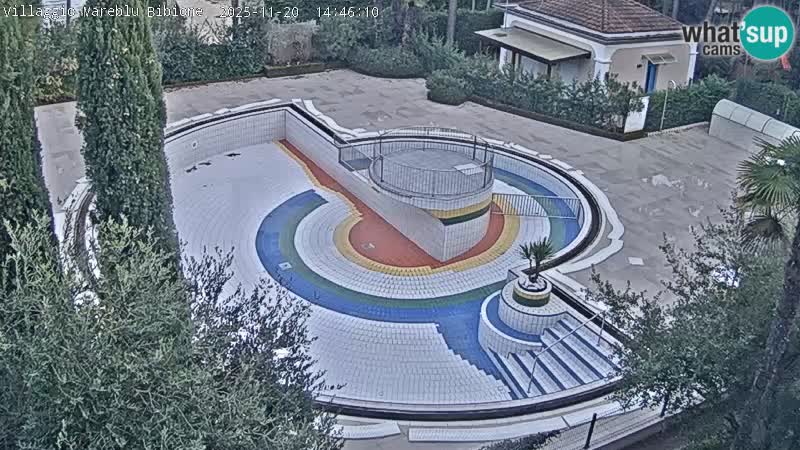 Piscina Villaggio Mare Blu webcam LIVE Bibione Pineda – Italia