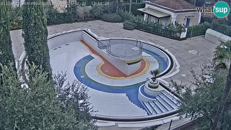 Piscina Villaggio Mare Blu webcam LIVE Bibione Pineda – Italia