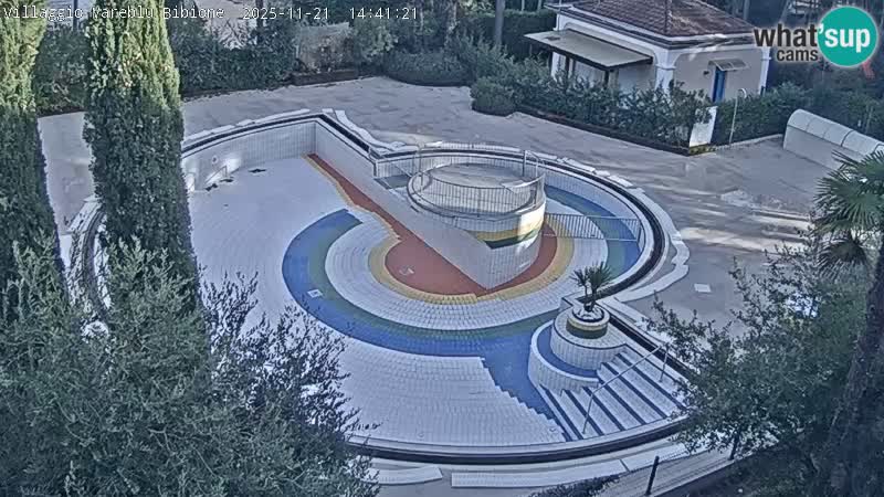 Piscina Villaggio Mare Blu EN VIVO webcam Bibione Pineda – Italia