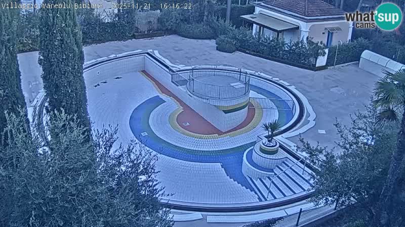 Piscina Villaggio Mare Blu EN VIVO webcam Bibione Pineda – Italia