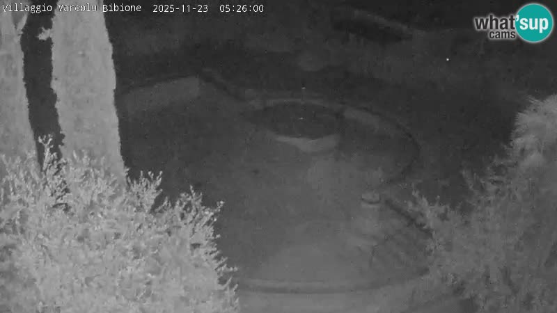 Villaggio Mare Blu bazen Spletna kamera V živo Bibione Pineda – Italija