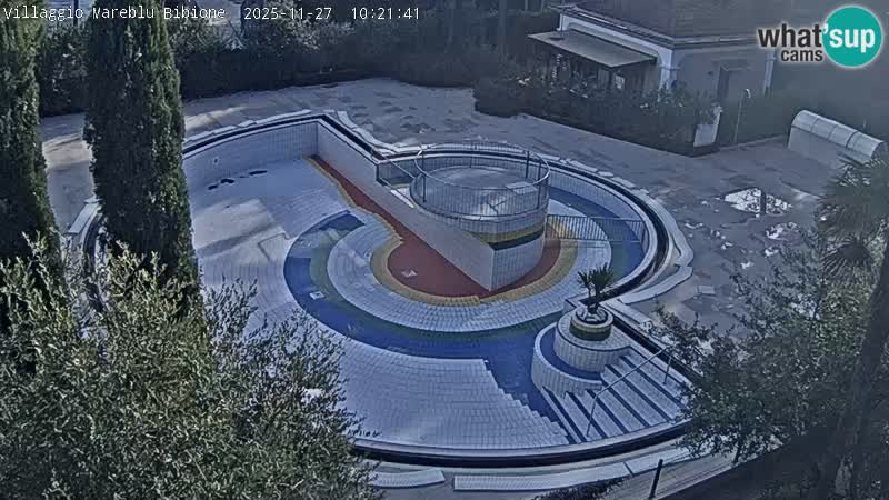 Villaggio Mare Blu piscine LIVE webcam Bibione Pineda – Italie