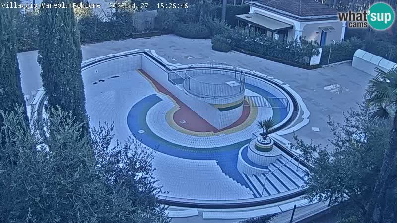 Villaggio Mare Blu pool LIVE webcam Bibione Pineda – Italy