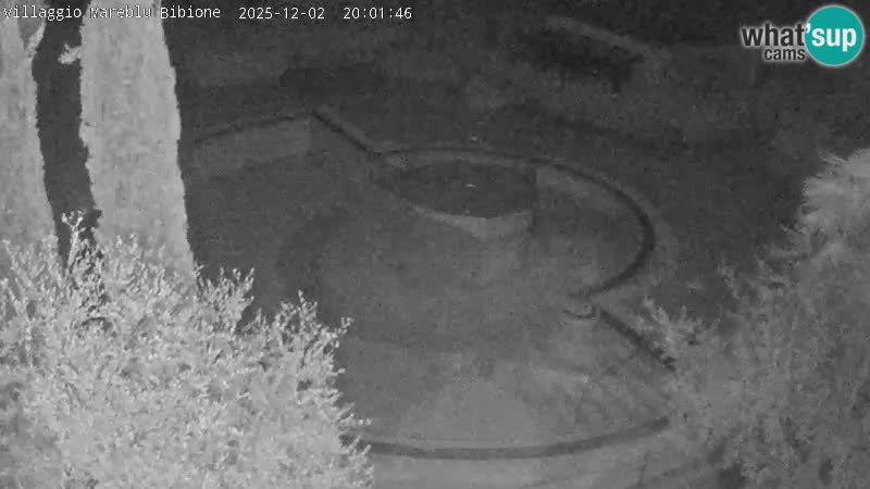 Villaggio Mare Blu bazen UŽIVO web kamera Bibione Pineda – Italija