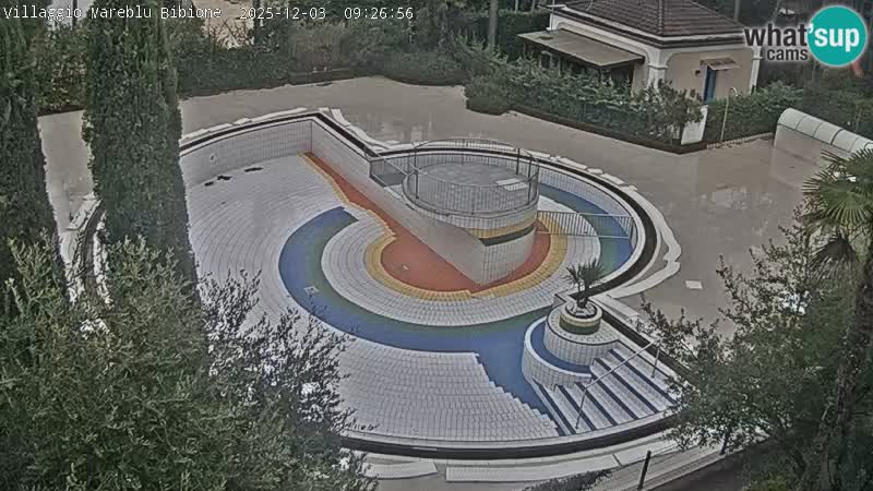 Piscina Villaggio Mare Blu EN VIVO webcam Bibione Pineda – Italia