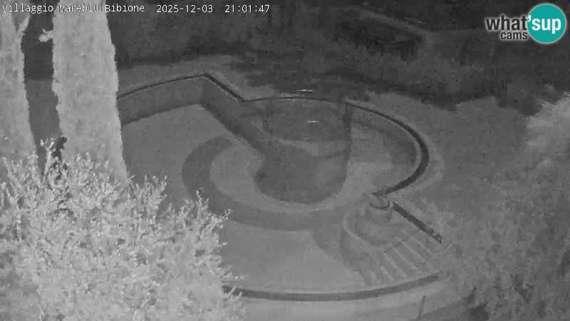 Villaggio Mare Blu bazen UŽIVO web kamera Bibione Pineda – Italija