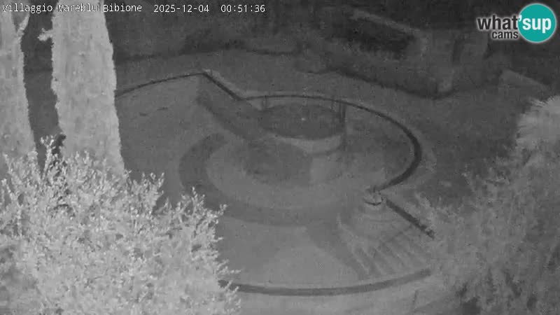 Villaggio Mare Blu bazen Spletna kamera V živo Bibione Pineda – Italija