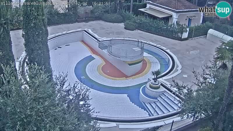 Villaggio Mare Blu pool LIVE webcam Bibione Pineda – Italy