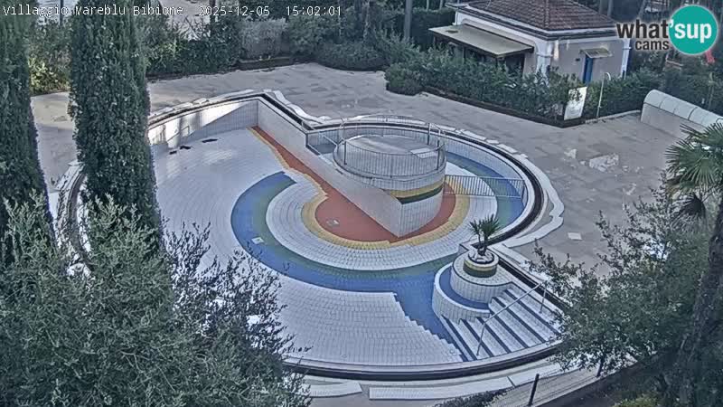 Villaggio Mare Blu bazen Spletna kamera V živo Bibione Pineda – Italija