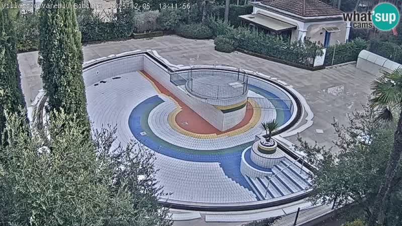 Piscina Villaggio Mare Blu EN VIVO webcam Bibione Pineda – Italia